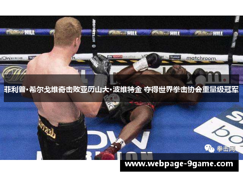 菲利普·希尔戈维奇击败亚历山大·波维特金 夺得世界拳击协会重量级冠军 菲利普·希尔戈维奇击败亚历山大·波维特金 夺得世界拳击协会重量级冠军